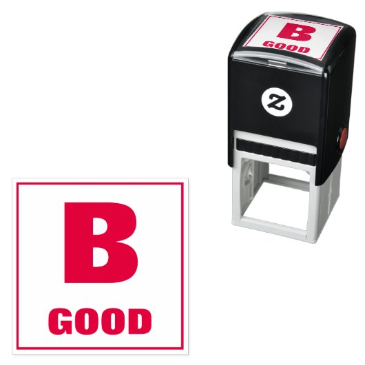 先生グレーディングスタンプ： B、GOOD セルフインキングスタンプ (インサイチュ)