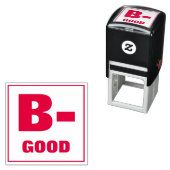 先生グレーディングスタンプ： B-、GOOD セルフインキングスタンプ (インサイチュ)