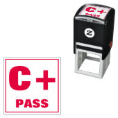 先生グレーディングスタンプ: C+、PASS セルフインキングスタンプ (インサイチュ)