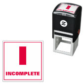 先生グレーディングスタンプ: I、不完全 セルフインキングスタンプ (インサイチュ)