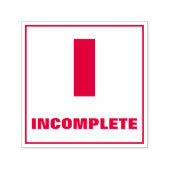 先生グレーディングスタンプ： I、不完全 セルフインキングスタンプ (デザイン)