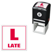 先生グレーディングスタンプ: L、LATE セルフインキングスタンプ (インサイチュ)