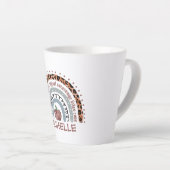 先生コアバリュー虹 カフェラテマグ (右アングル)