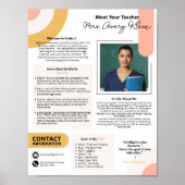 先生コンテンポラリーの手を受け取る ポスター (正面)