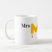 先生コーヒーマパーソナライズされたグ、名前、 コーヒーマグカップ (左)