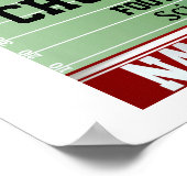 先生サッカーコーチサイン – ドアポスター – SRF ポスター (角)