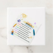 先生サバイバルキット新学期スクエア フェイバータグ (インサイチュ)