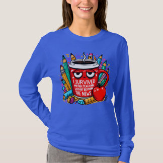 先生サバイバルコーヒーTシャツ - 敬意の贈り物 Tシャツ
