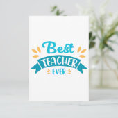 先生サンキューカードデザイン サンキューカード (スタンド正面)