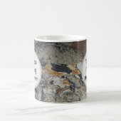 先生サンキュードリフトウッドグレインフォト自然 コーヒーマグカップ (中央)