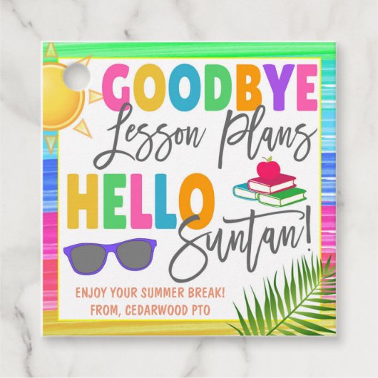 先生サンキューユーラベル フェイバータグ (正面)