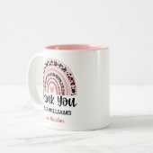 先生サンキューレインボー ツートーンマグカップ (正面左)