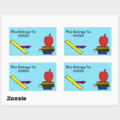 先生シール 長方形シール (シート)