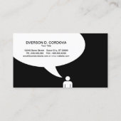 先生ジョーク（色のカスタマイズ） 名刺 (裏面)