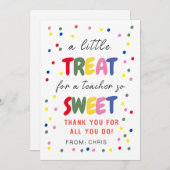 先生スイートトリートラベル、先生評価 シーズンカード (正面/裏面)