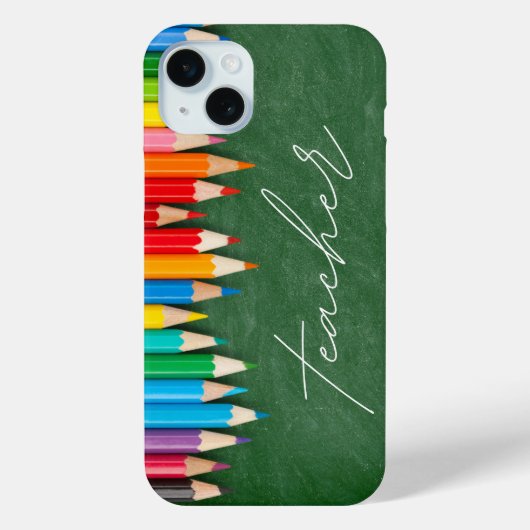 先生スクリプトシャルボードペンシル Case-Mate iPhoneケース (裏面)