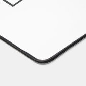 先生スクリプトタイポグラフィモダンパーソナライズされた名 デスクマット (コーナー)