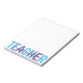 先生スクリプト名BlueおよびPurple Mens ノートパッド (回転)