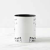 先生スクーインスパイアルコおもしろいーヒガーリーー名 マグカップ (中央)