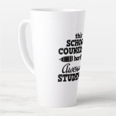 先生スクールカウンセラー カフェラテマグ (左アングル)