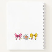 先生スクールキュートボーペンシルスマイル名 ノートブック (裏面)