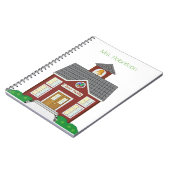 先生スクールハウスカスタムノート ノートブック (左側)