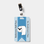 先生スクールバスホールパスバッジ バッジ (正面 （クリップ付）)