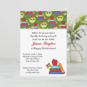 先生スクールブックス退職パーティの招待状 招待状 (スタンド正面)