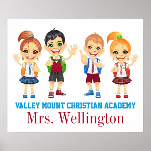 先生スクールポスター – SRF ポスター (正面)