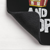 先生スクール学生ポップコーン100学校の日 マウスパッド (コーナー)