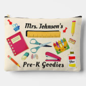 先生スクール物ラージ アクセサリーポーチ (正面)