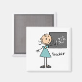 先生スティック図 マグネット (正面/裏面)