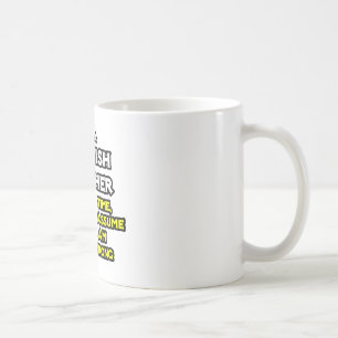 先生スペインの...私が間違っていないと仮定 コーヒーマグカップ