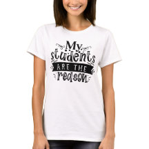 先生スーパーヒーロー学生が理由Tシャツ