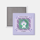 先生ズスノーエンジェルことわざマグネット マグネット (正面/裏面)