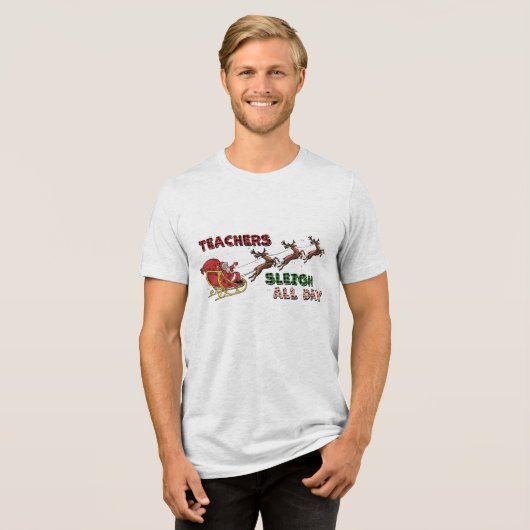先生ズライクリスマス トライブレンドTシャツ (正面全面)