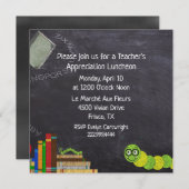 先生ズ・チャルクボード・ランチオン  招待状 (正面/裏面)