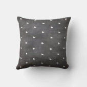 先生タイポグラフィのBlackboardの白いスクリプト クッション (裏面)