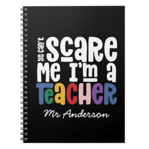 先生タイポグラフィのTシャツ ノートブック