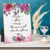 先生タイポグラフィ新学期退職贈与 フォトプラーク (側面)