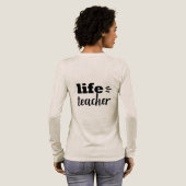 先生タイポグラフィ トライブレンドTシャツ (背面全体)
