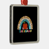 先生チニの人間にとって教えよい日だ メタルオーナメント (右)