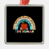 先生チニの人間にとって教えよい日だ メタルオーナメント (正面)