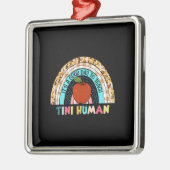 先生チニの人間にとって教えよい日だ メタルオーナメント (左)