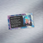 先生チュータードッグウォーカーナニーソーシャルメディアアーティスト マグネット名刺 (インサイチュ)