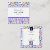 先生チューターホームスクール教育 スクエア名刺 (正面/裏面)