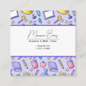 先生チューターホームスクール教育 スクエア名刺 (正面)