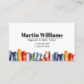 先生チューターホームスクール教育 名刺 (正面)