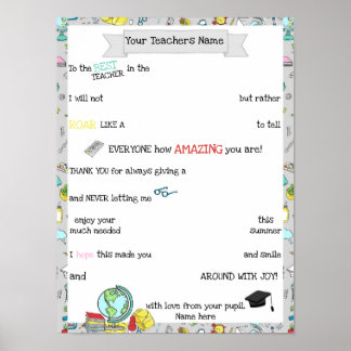 先生チョコレートボード、キャンディポスターメッセージギフト ポスター