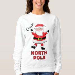 先生チームサンタクリスマス スウェットシャツ